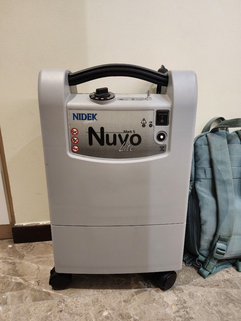 Nidek Nuvo Lite Mark 5 Oxygen Concentrator, Health & Nutrition, Medical