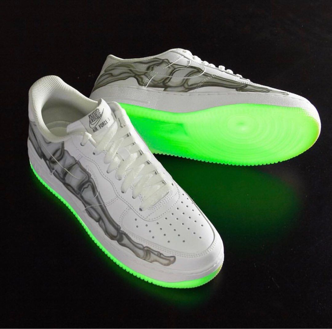 af1 skeleton glow in the dark