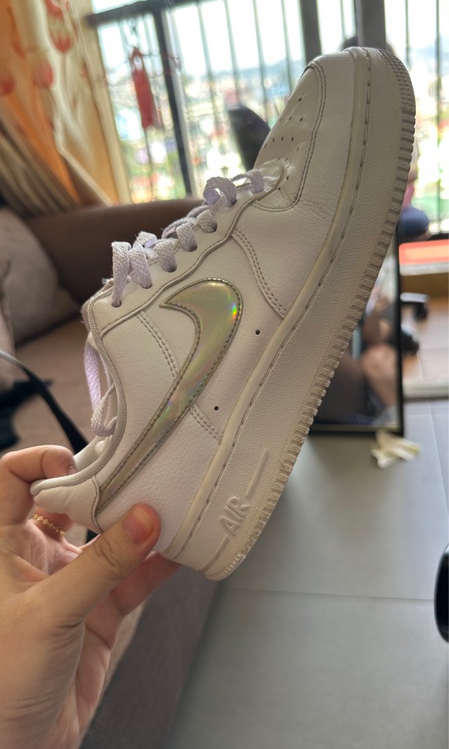 nike holographic air force ones