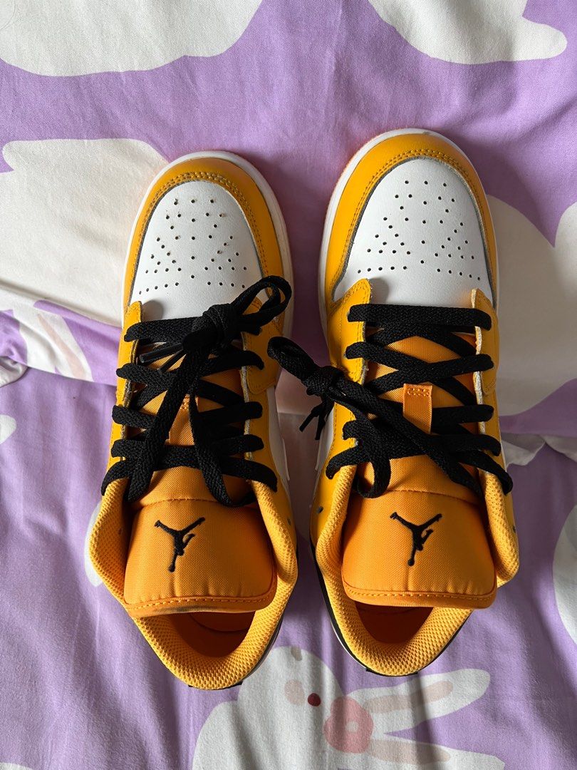 Nike Air Jordan 1 Low AJ1 553560 701 TAXI yellow white black