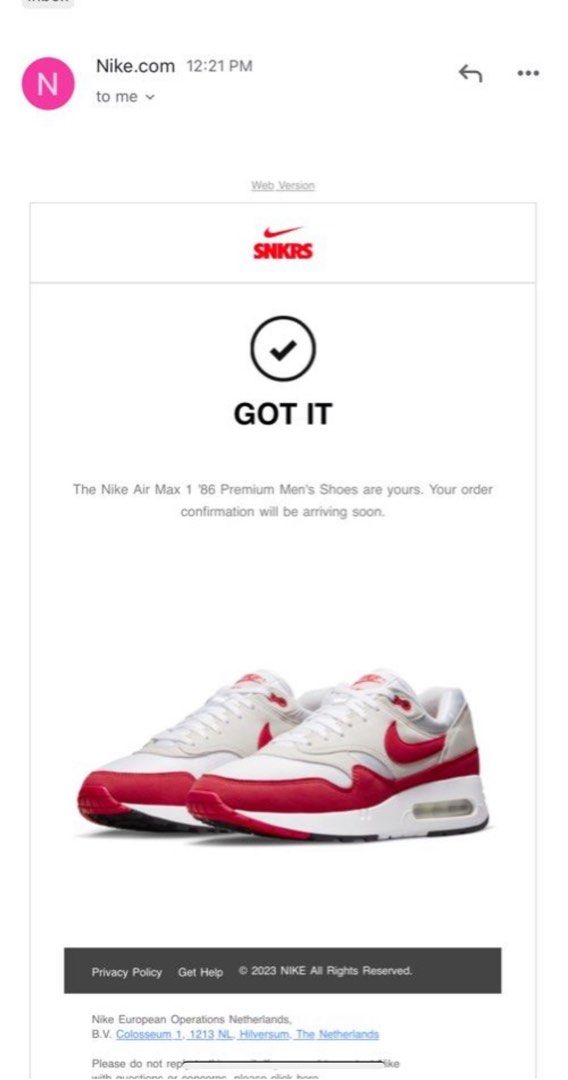 Nike Air Max 1 Men s Fashion Footwear Sneakers on Carousell