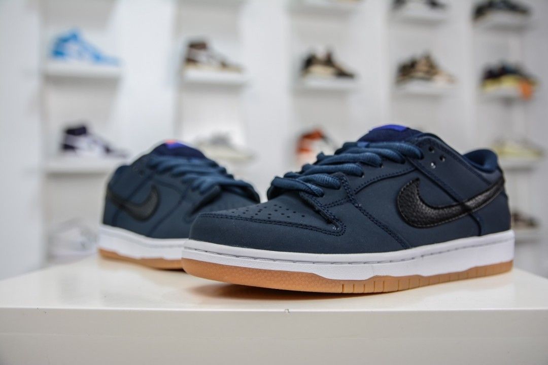 Nike SB Dunk Low Pro ISO Navy Gem 2020 CW7463 401 Men s Fashion Footwear Sneakers on Carousell