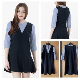 Ninth Collective Drop Waist Dress in XS
