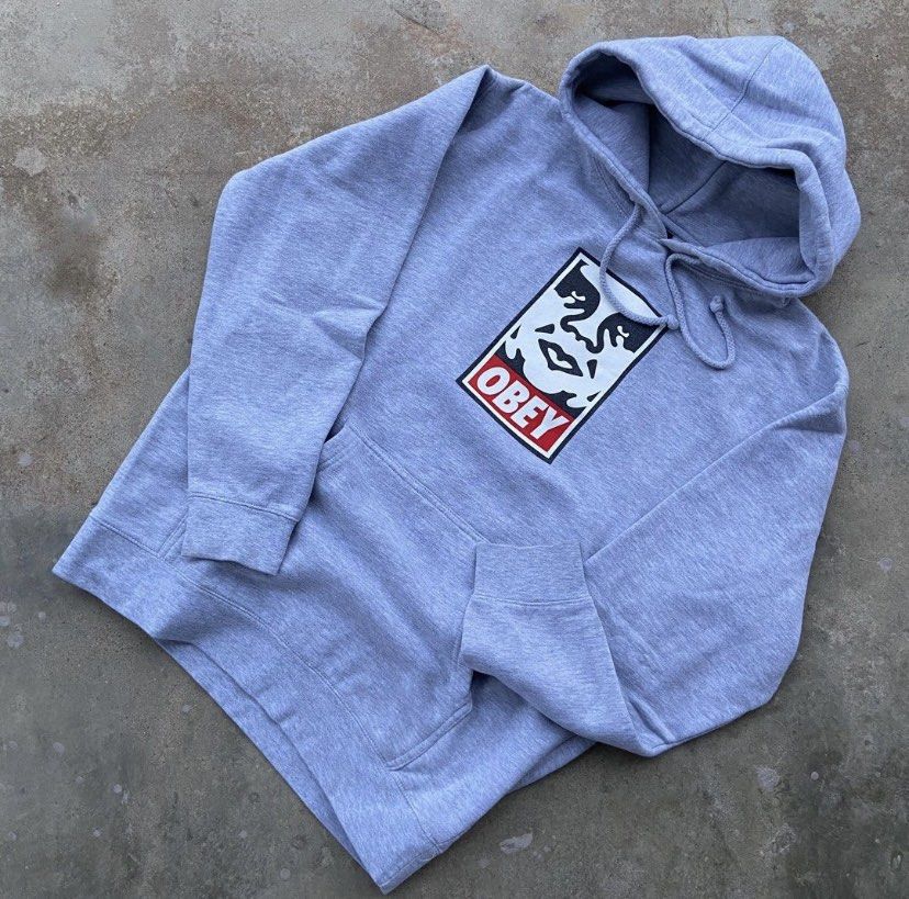 Obey Hoodie X Sweatshirt X Hoodie X Baggy X Big logo X Vtg X Vintage X