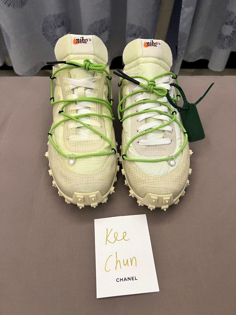 Nike x off sale white waffle racer yellow