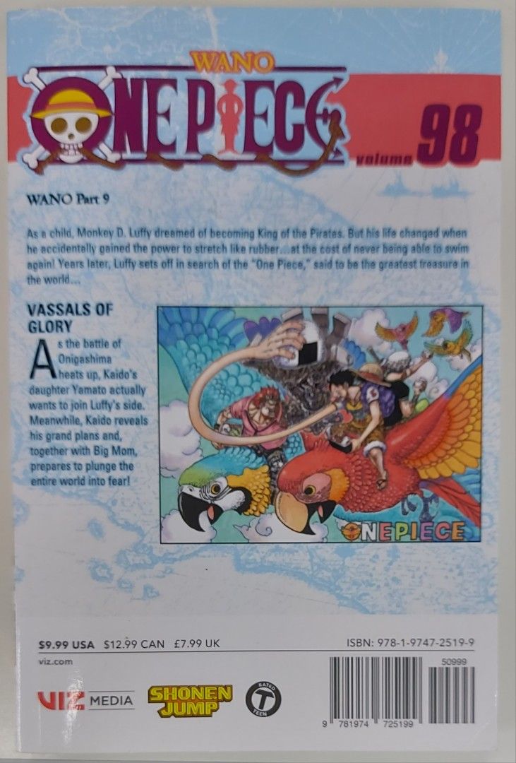One Piece Wano vol 98, English, Hobbies & Toys, Books & Magazines