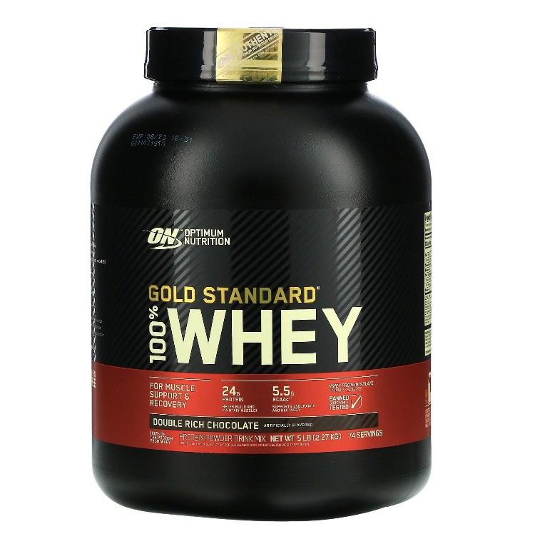 Optimum Nutrition Gold Standard 100 Whey Protein, Double Rich
