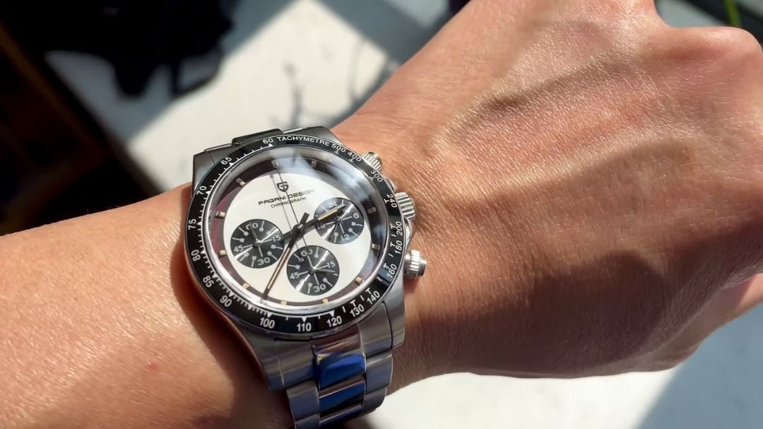 Pagani Design Daytona Paul Newman Chronograph Mecaquartz Men s Fashion
