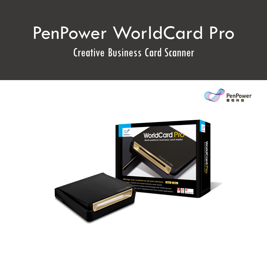 PenPower WorldCard Pro Business Card Scanner (Win/Mac) Local