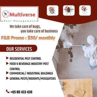 Pest control F&B package