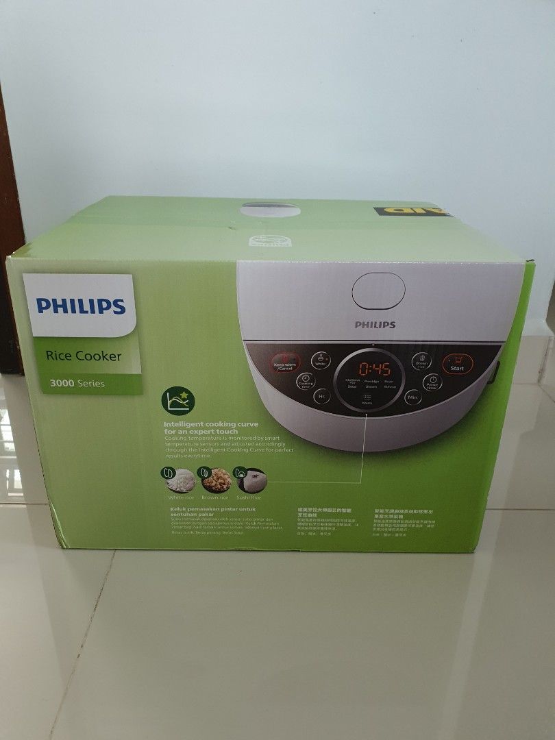 Philips Rice Cooker White, TV & Home Appliances, Kitchen Appliances, Cookers on Carousell