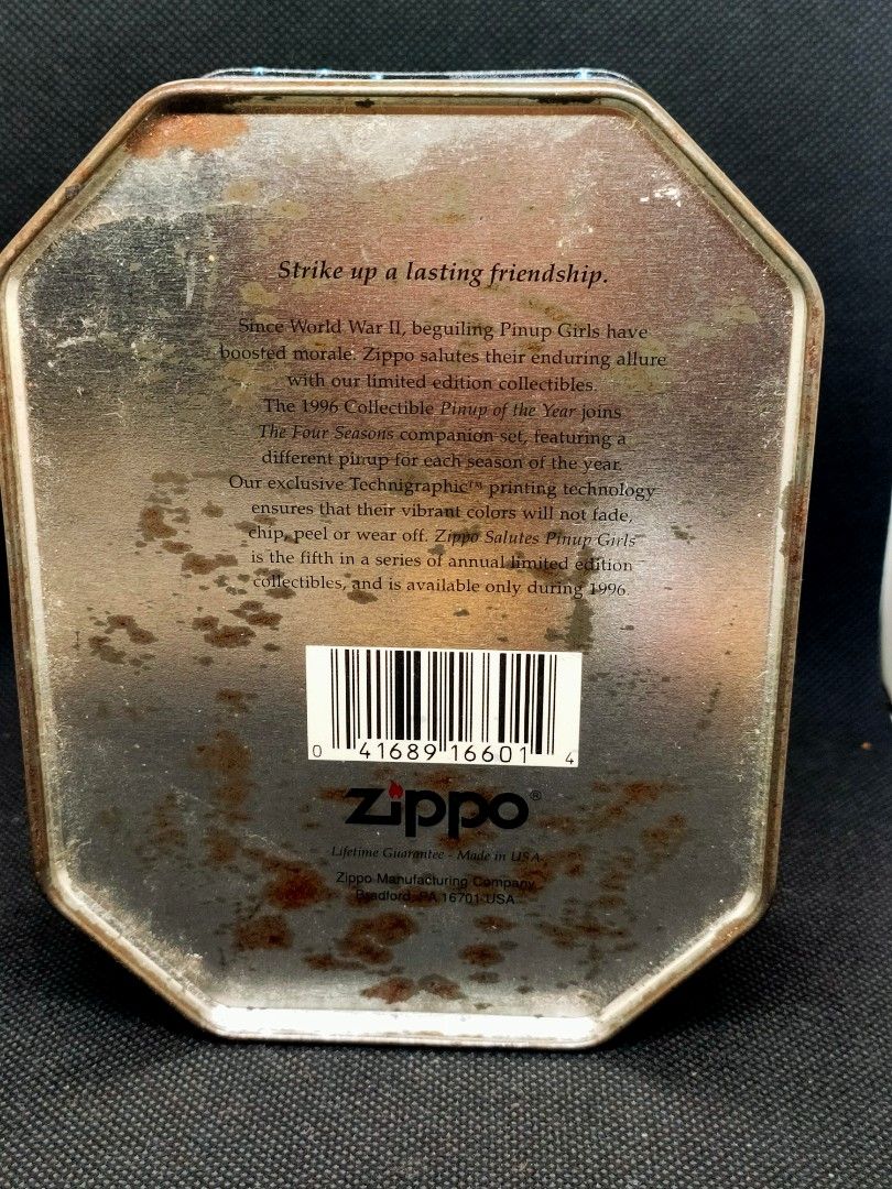 Pin up girl zippo, Hobbies & Toys, Collectibles & Memorabilia, Vintage