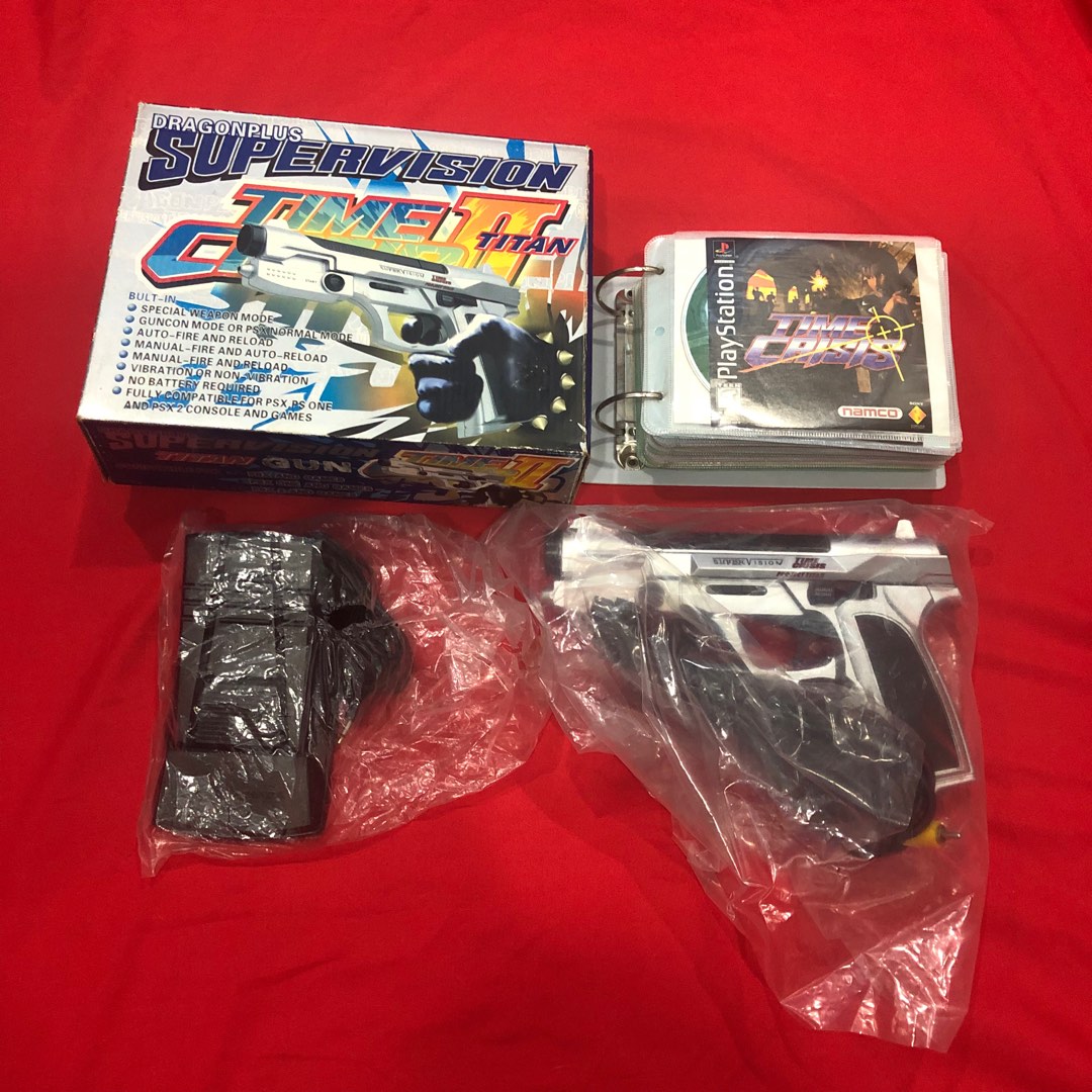 Playstation 1 Light Gun with games, Video Gaming, Gaming Accessories