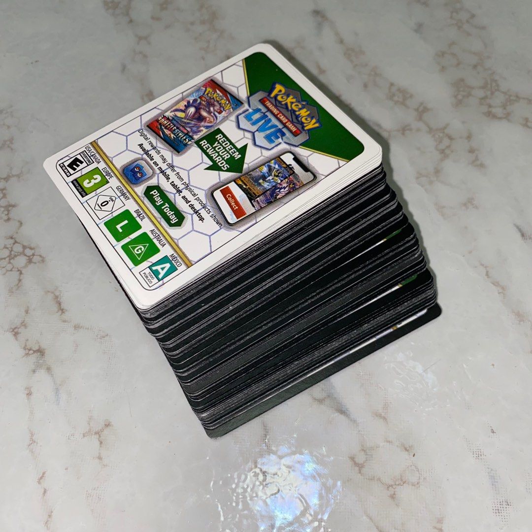 POKEMON CODE CARDS, Hobbies & Toys, Toys & Games on Carousell