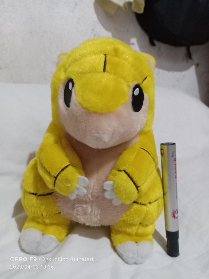 Pokemon SANDSHREW plush, Hobbies & Toys, Toys & Games on Carousell
