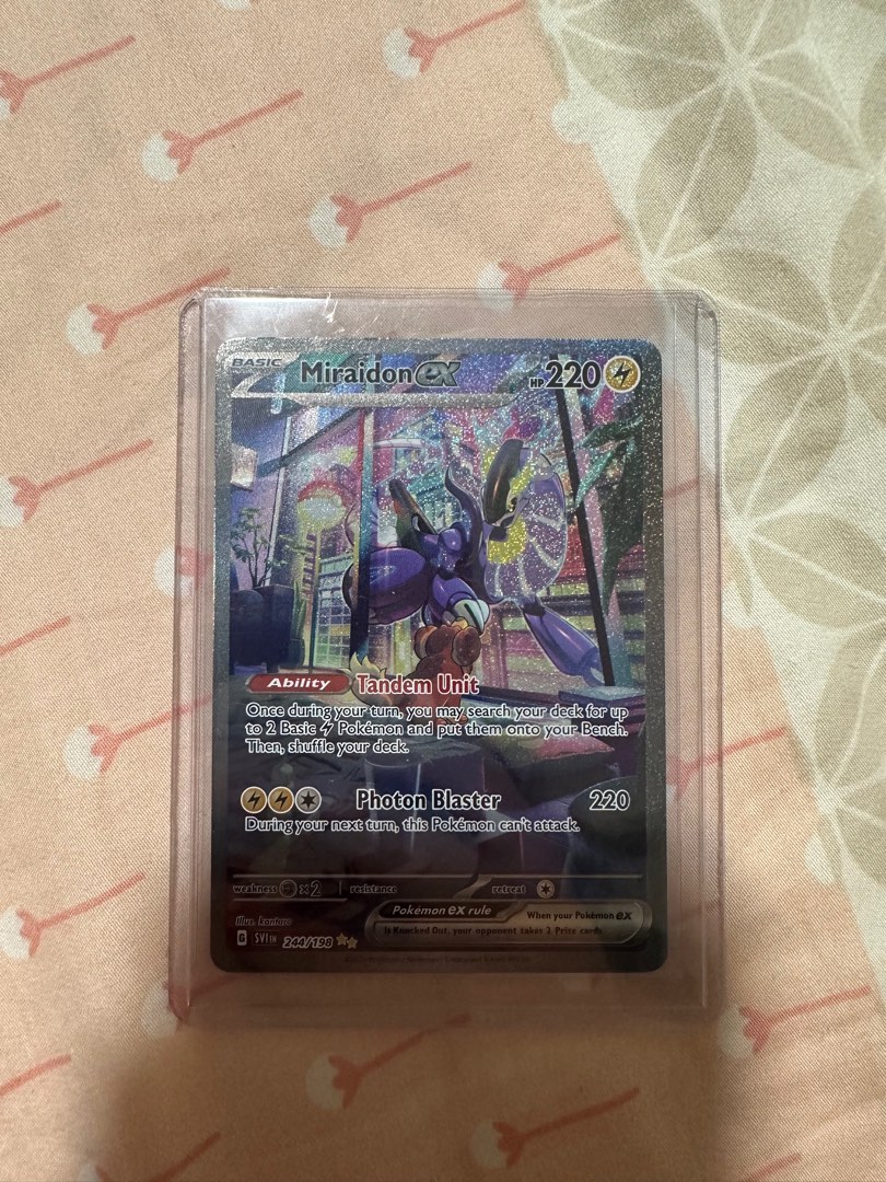  Miraidon EX - 244/198 - Full Art - Secret Rare