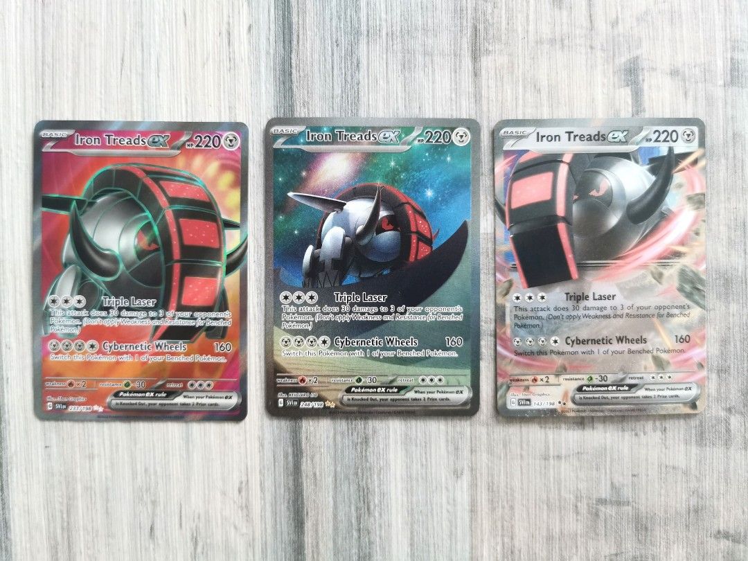 Pokemon TCG Iron Treads Ex Set SV01, Hobbies & Toys, Toys & Games on Carousell