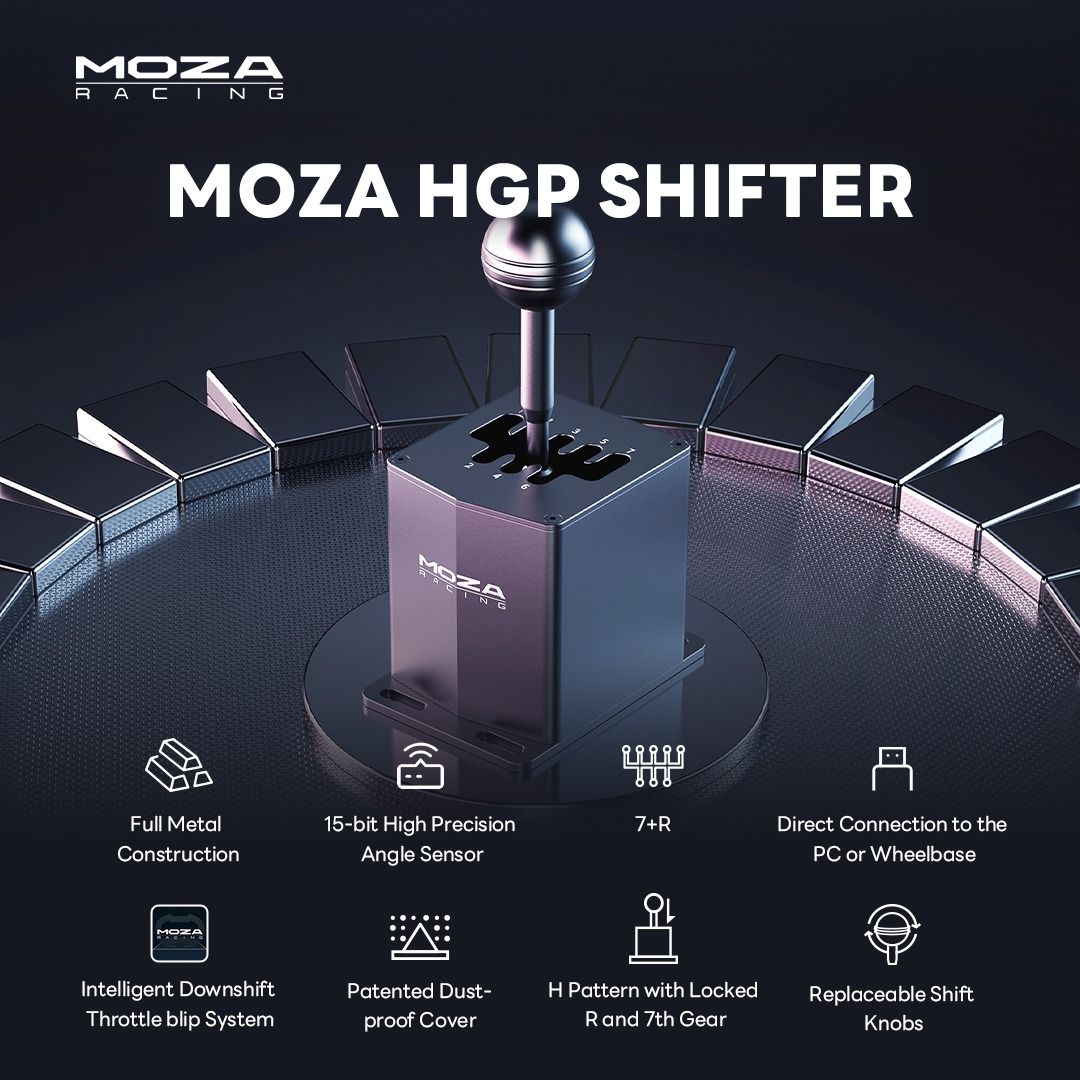 Moza HGP Shifter - Moza Racing, Video Gaming, Gaming Accessories ...