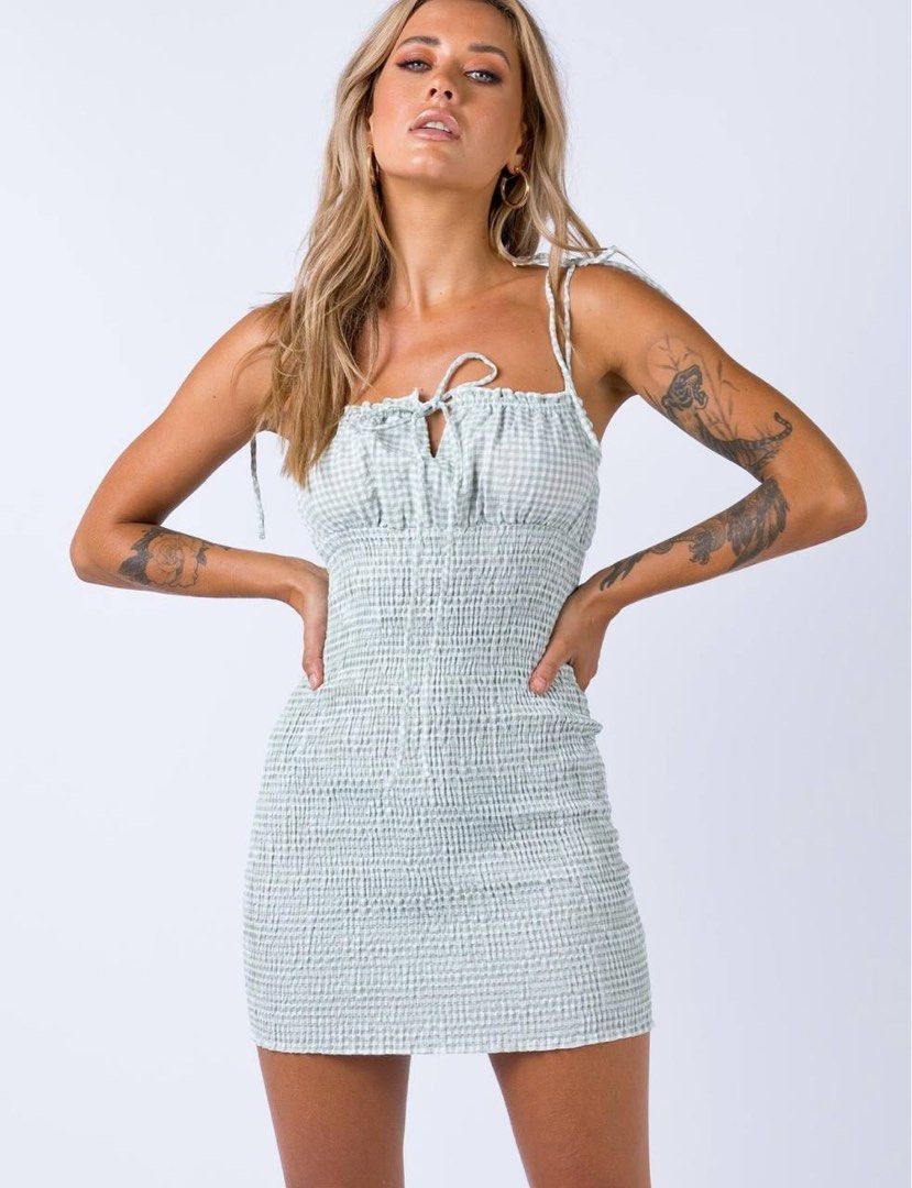 green emerald velvet dress Mayzie Mini Dress Green main image 1