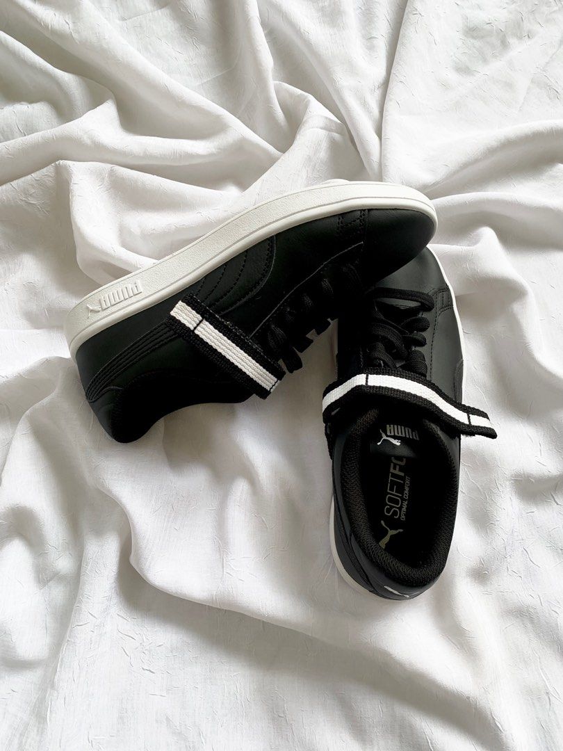 Puma smash v2 vfresh black white
