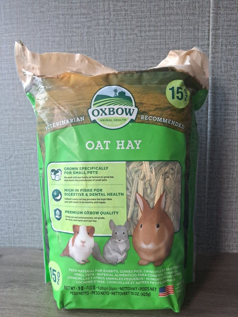 Rabbit Oat Hay, Pet Supplies, Pet Food on Carousell