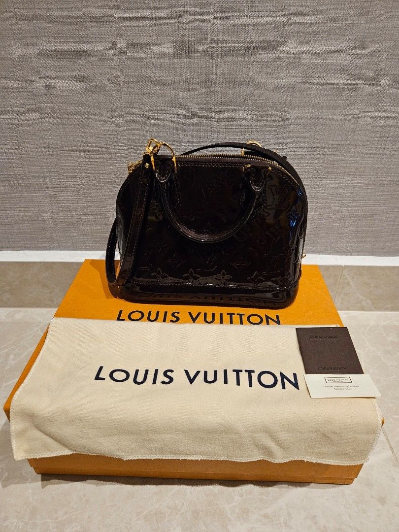 Louis Vuitton Alma BB Handbag in Amarante Red – EliteLaza