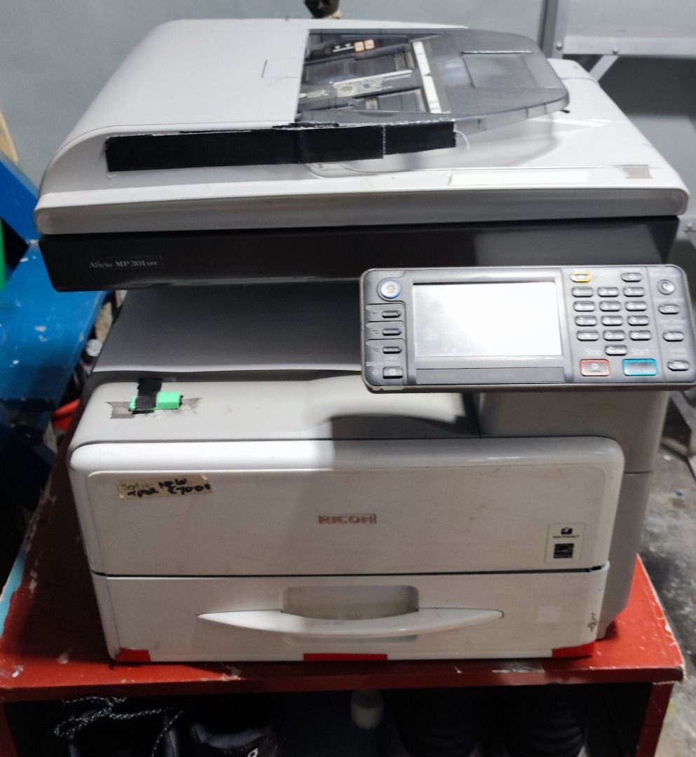 Ricoh MP301SPF photocopier, Computers & Tech, Printers, Scanners ...
