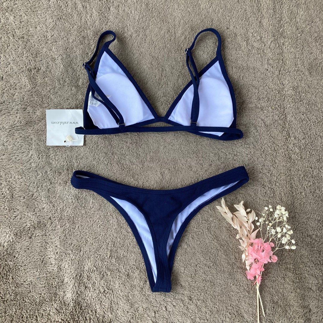 Distressed Rib 2Pc Swim Set