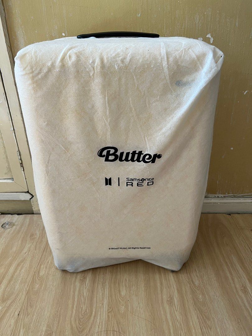 Samsonite red BTS butter luggage, Hobbies & Toys, Travel, Luggage on