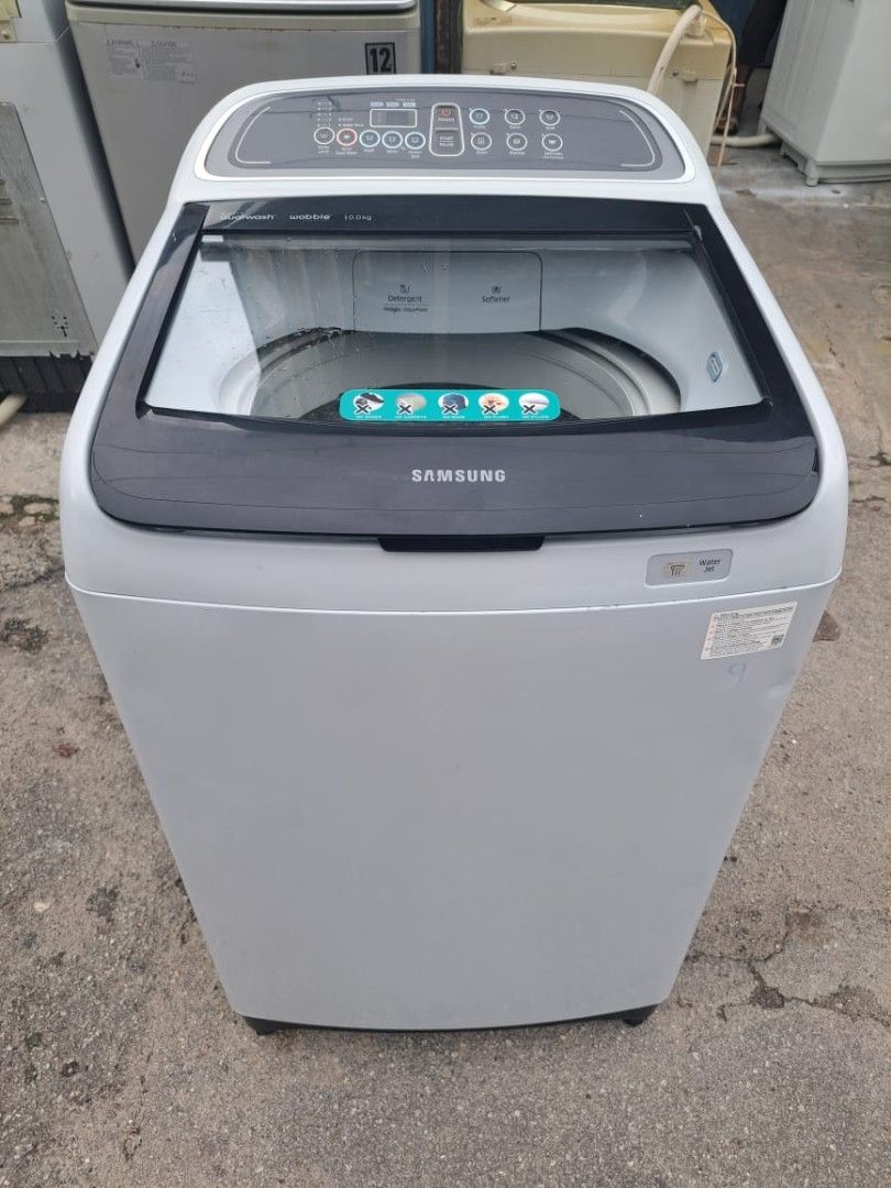 Samsung top load washing machine 10 kg, TV & Home Appliances, Washing
