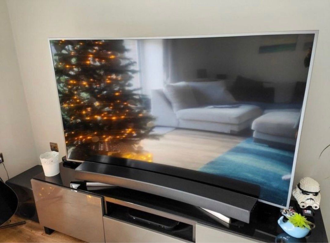 Samsung TV, 65 inch, UHD 4K, curved, NU7670, 家庭電器, 電視 & 其他娛樂, 電視