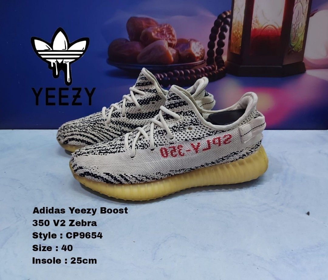 Yeezy zebra 40 on sale