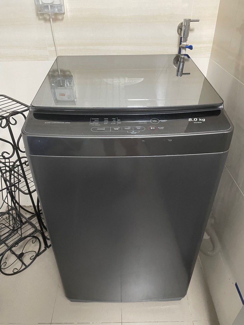 Sharp Washing Machine ESX858 8KG, TV & Home Appliances, Washing