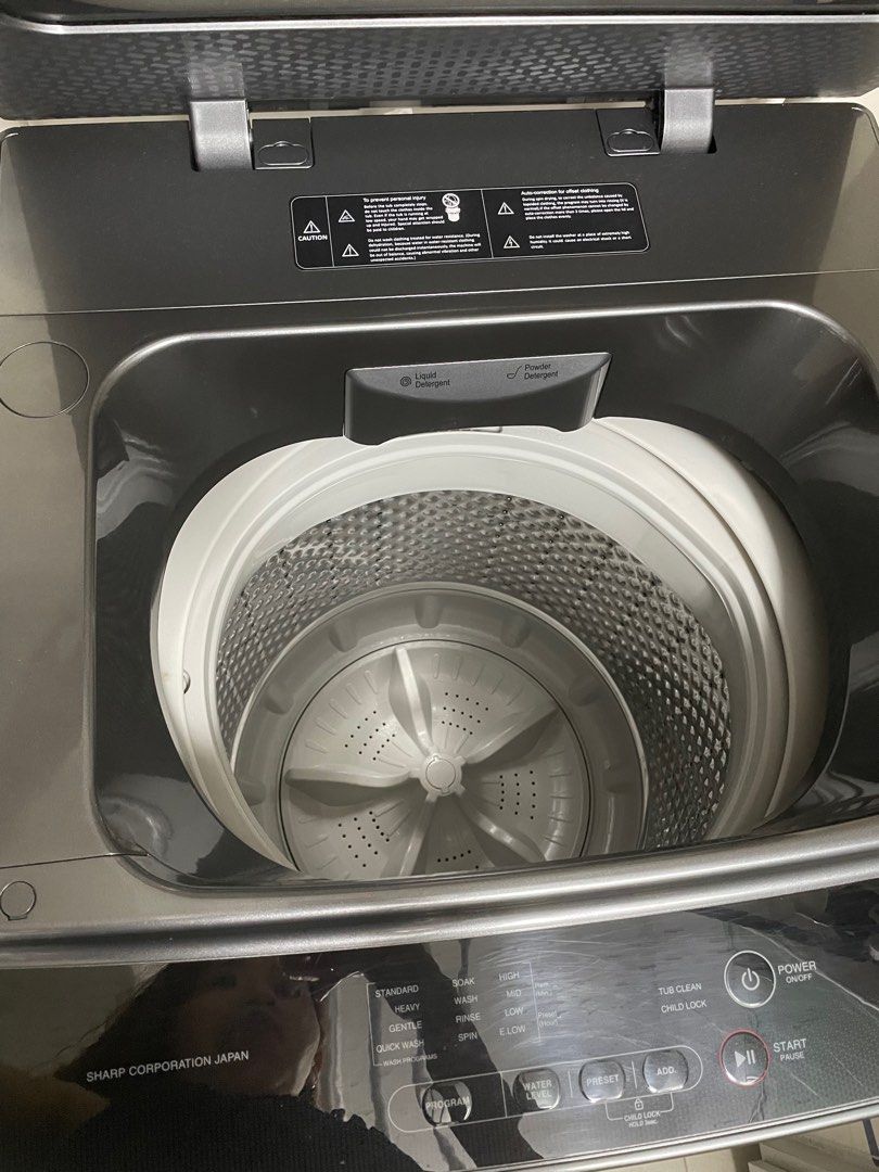 Sharp Washing Machine ESX858 8KG, TV & Home Appliances, Washing