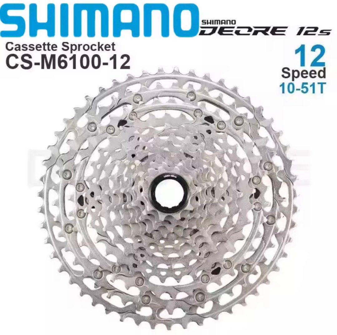 Shimano Deore m6100 cassette 10 51t Sports Equipment Bicycles