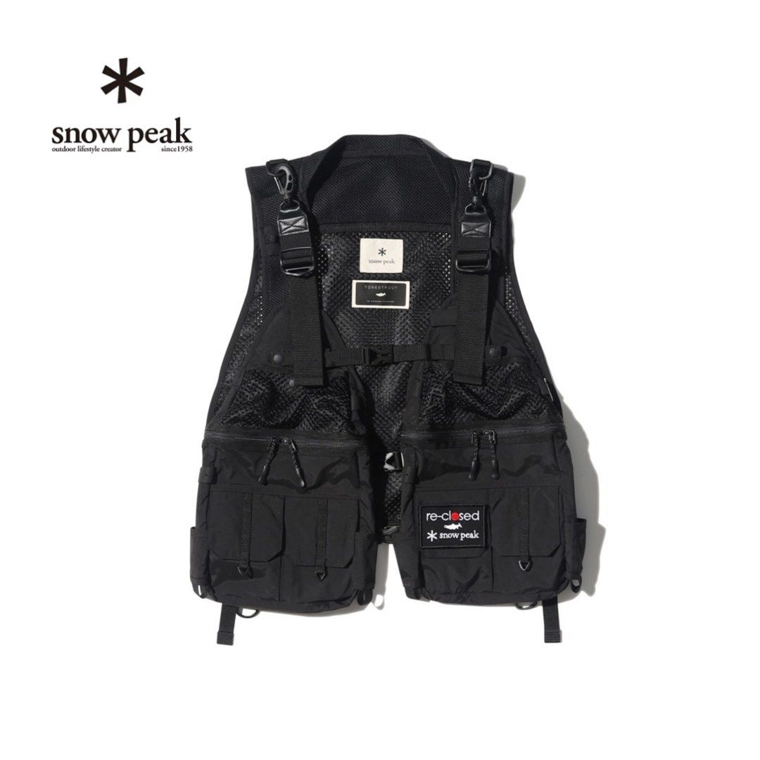 Snow Peak × TONEDTROUT Game Vest One Mustard 戶外釣魚用多功能背心