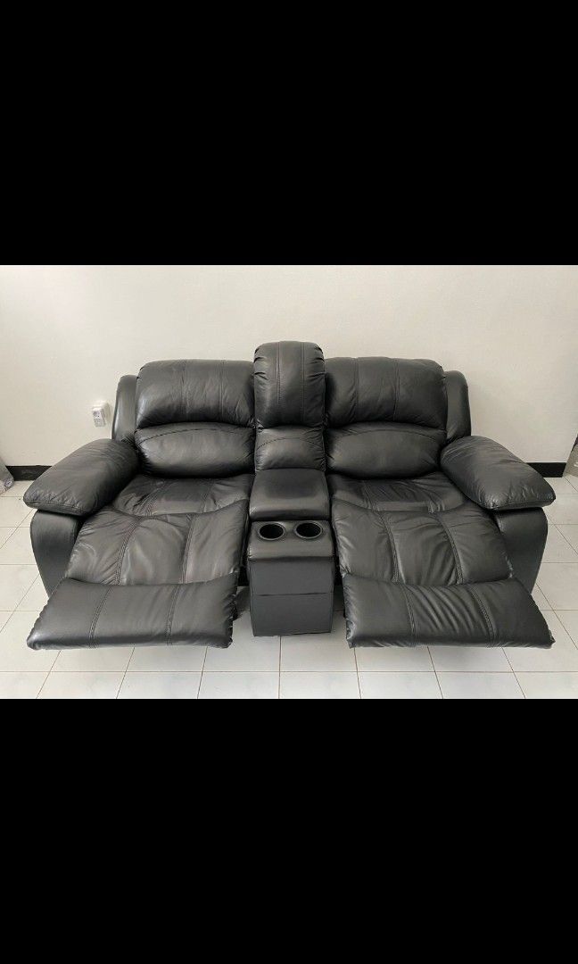 Sofa Recliner Kulit Asli Sofa Home theater Informa baru 6 bulan