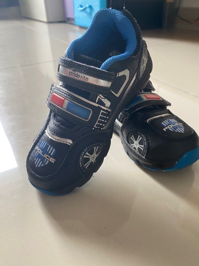 Stride Rite Police Shoes Size US 9.5 Babies Kids Babies Kids