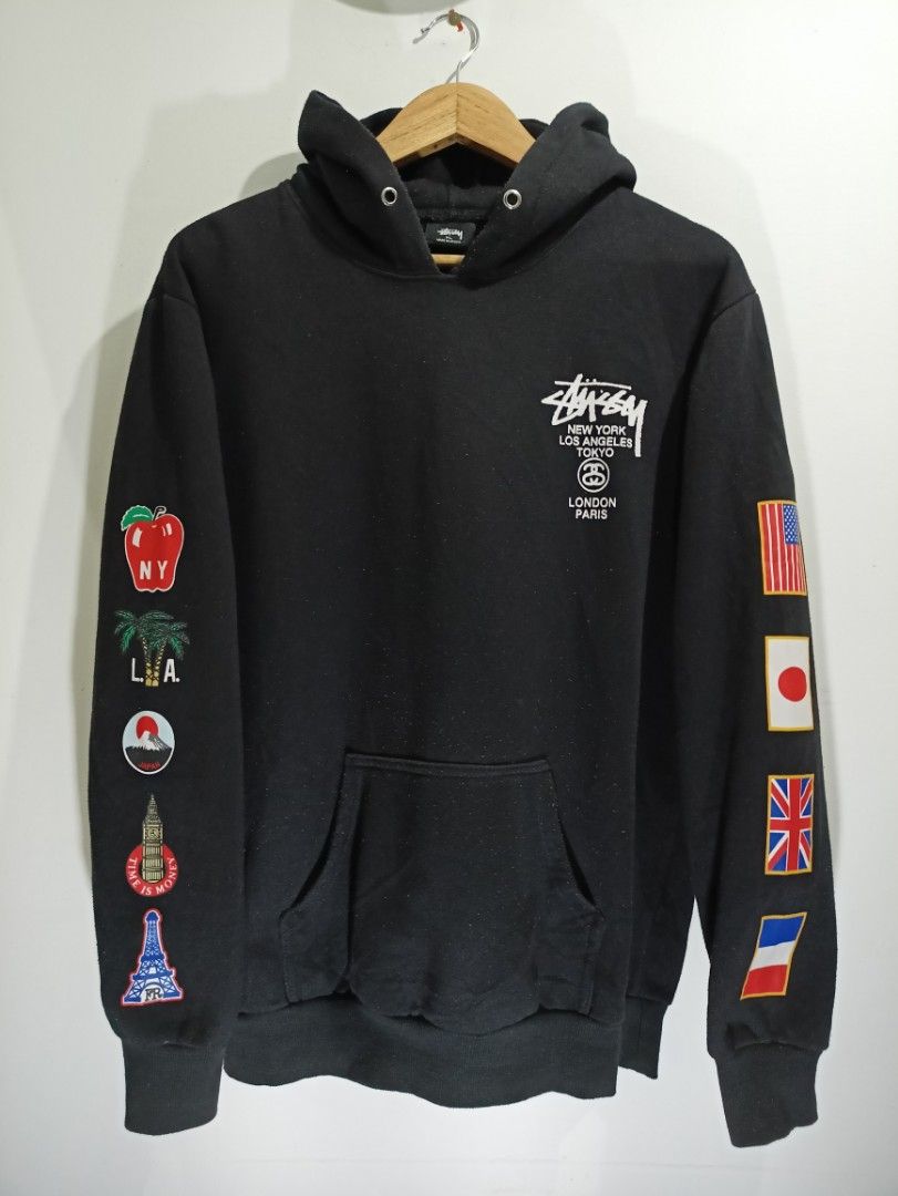 Stussy World Tour Hoodie on Carousell