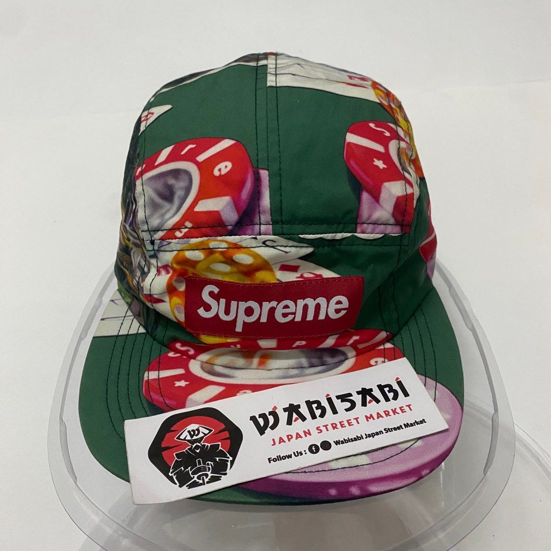 Supreme Casino Camp Cap Green FW18