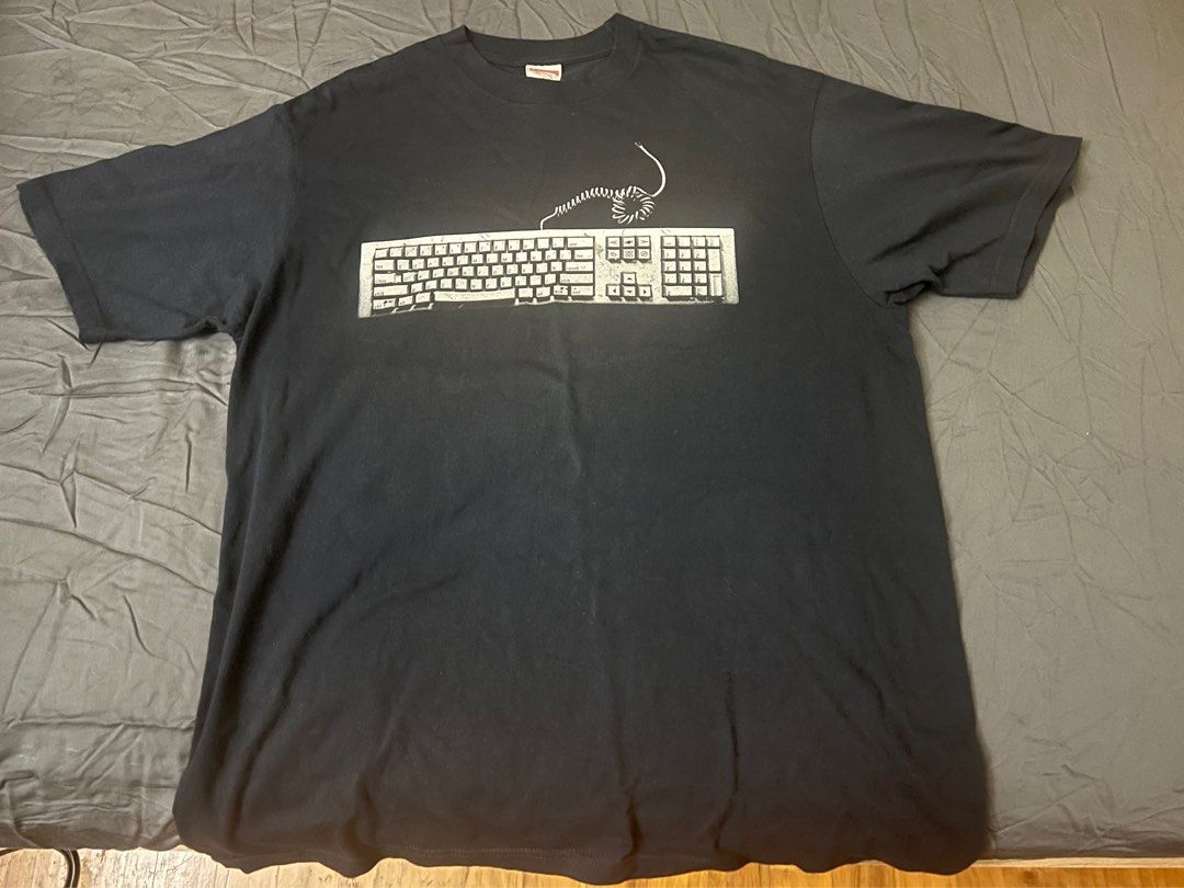 Supreme keyboard sale tee black