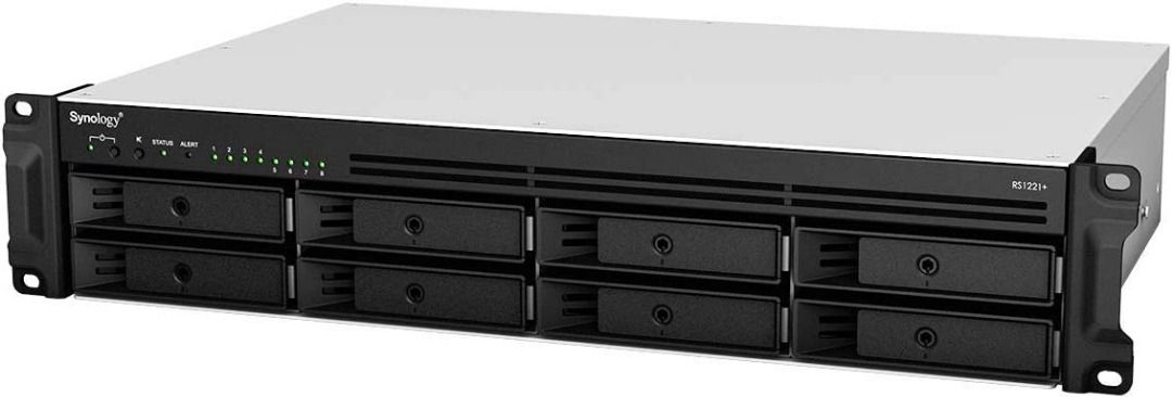 Synology 8 Bay RackStation RS1221+ (Diskless) (Category: Networking) located in Manila. Submitted by random_94 (Listing ID 1224411277, Image 2). Description: Brand Synology Item Dimensions LxWxH 23 x 16.5 x 8.5 inches Size 8-bay; 4GB DDR4 Compatible Devices Servers Item Weight 20.55 Pounds About this item Tackle multi-user environments effortlessly with up to 2,315 MB/s read and 1,147 MB/s write performance The RS1221+ and RS1221RP+ feature a sho