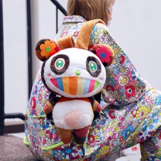 Takashi Murakami Panda Rucksack Backpack Tonari no Zingaro Brown Bag Kaikai  Kiki