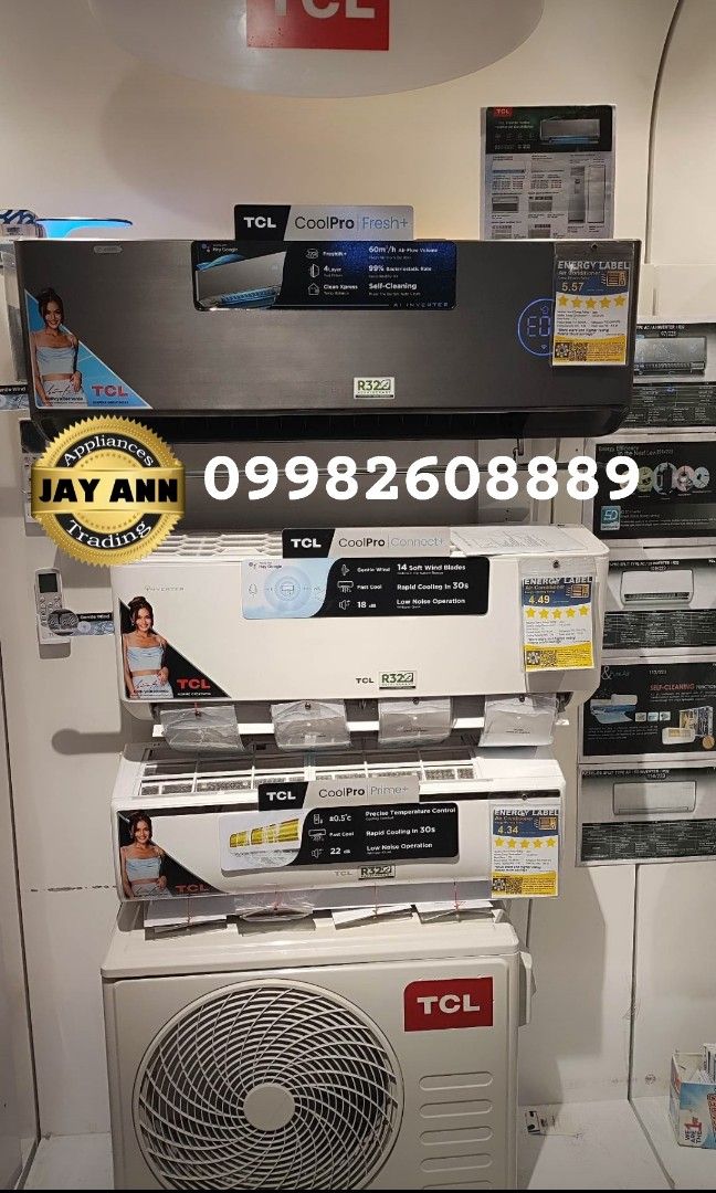 Tcl split type inverter tv home appliances air conditioning and