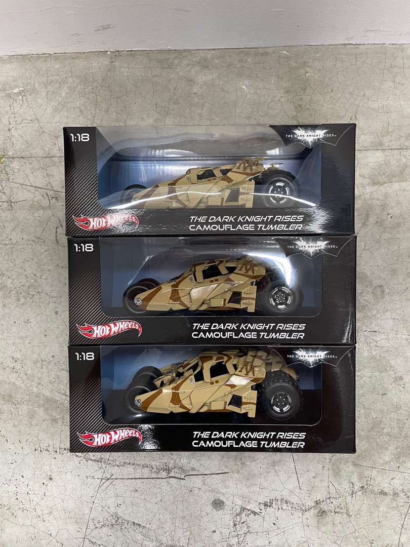 THE DARK KNIGHT RISES CAMOUFLAGE TUMBLER BATMAN 1/18 HOT