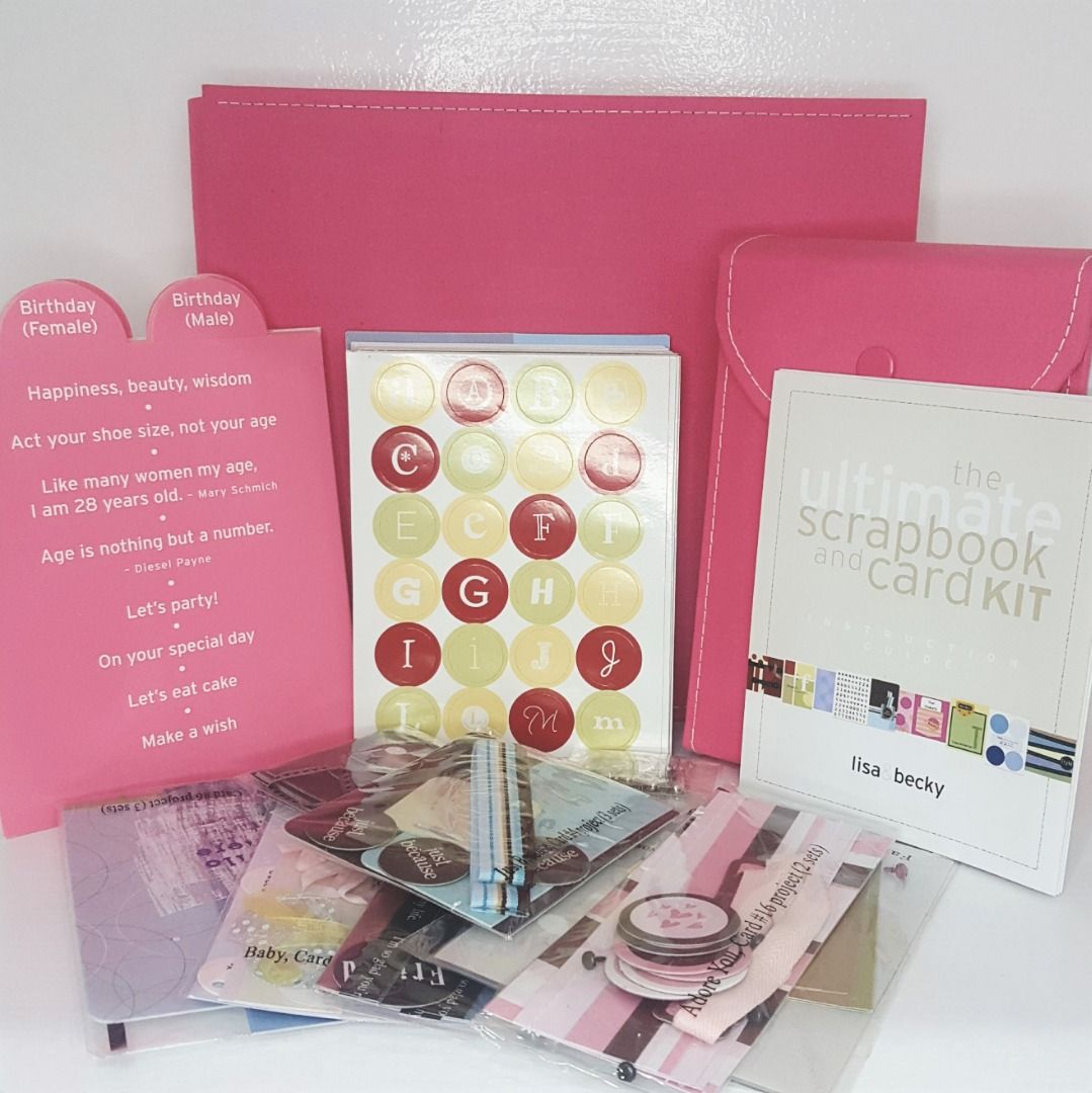 The Ultimate Scrapbook and Card Kit Lisa and Becky Brand on Carousell