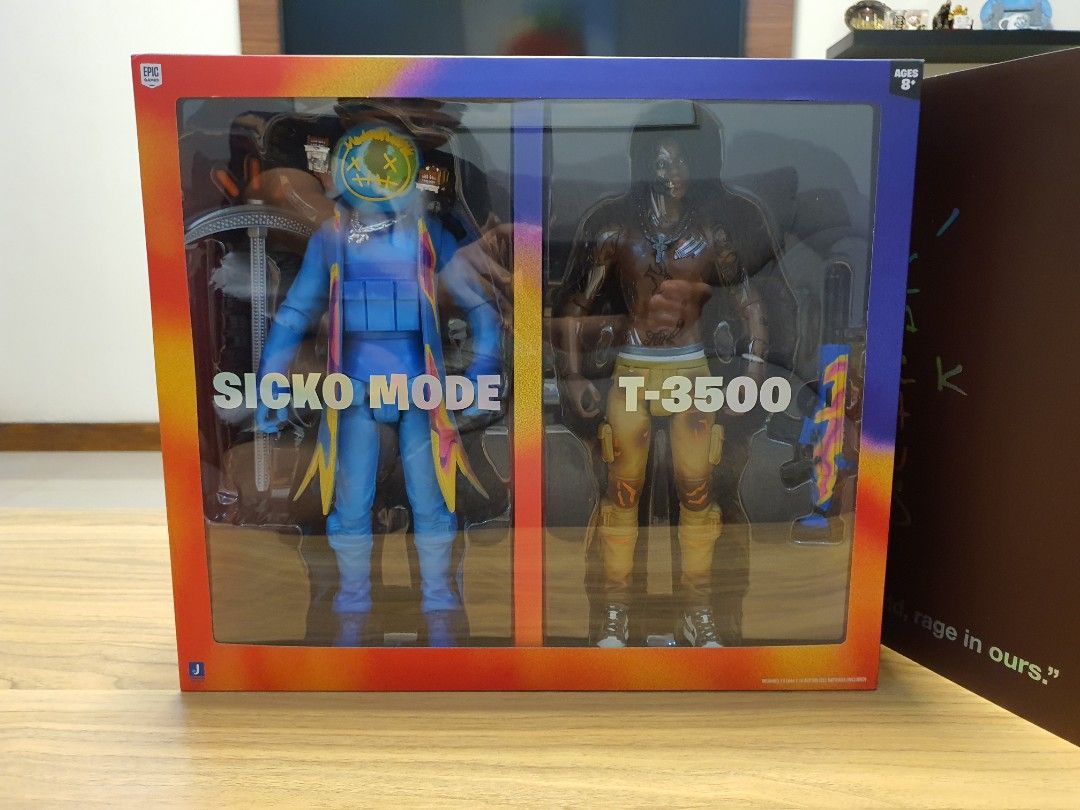 【新品未開封】Travis Scott CACTUS JACK FORTNITE Cactus Jack X Fortnite Travis Scott Action Figure New SEALED
