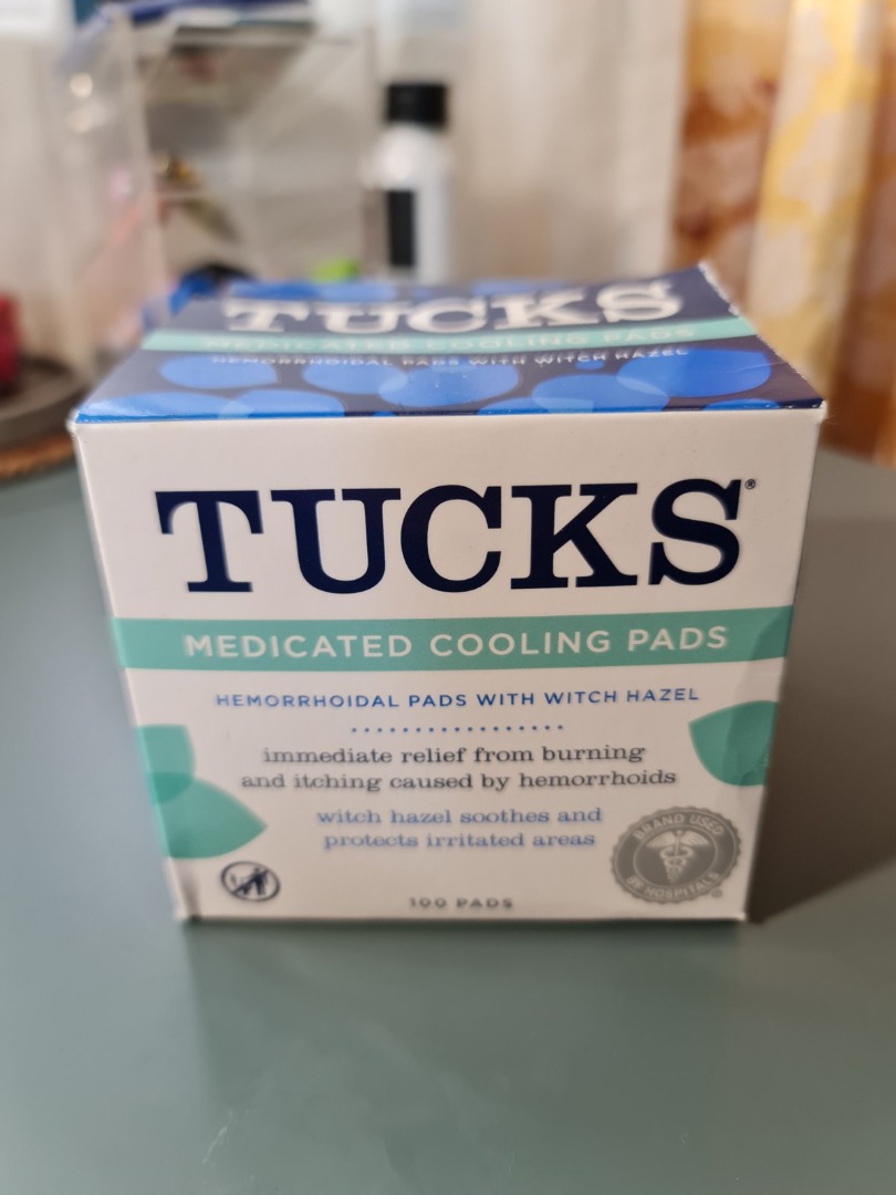 TUCKS Medicated Cooling Pads with Witch Hazel 100 pads, Babies & Kids