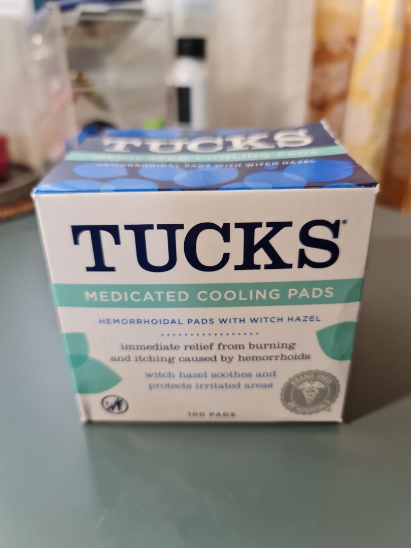 TUCKS Medicated Cooling Pads with Witch Hazel 100 pads, Babies & Kids