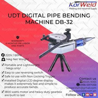 UDT Digital Pipe Bending Machine DB-32